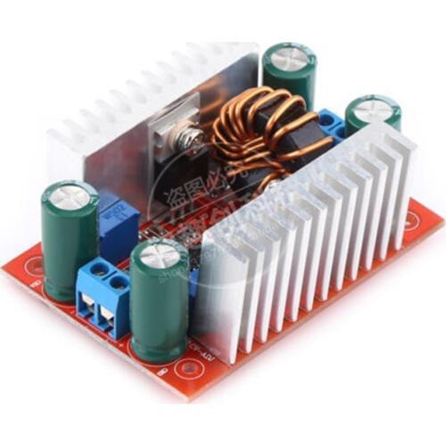 400W 15A DC-DC Boost Converter Step Up Power Transformer Supply Voltage Regulator Constant Power Heat Sink 8.5V-50V to 10-60V