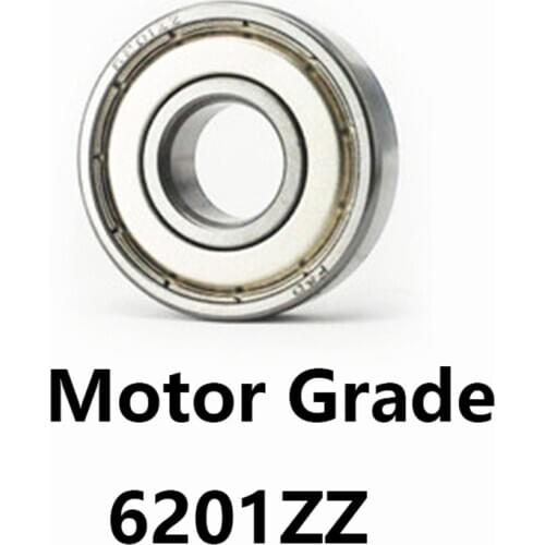 1pcs/lot 6201ZZ Deep Groove Ball Bearing Motor Grade 6201-ZZ 6201ZZ 12*32*10mm 12*32*10