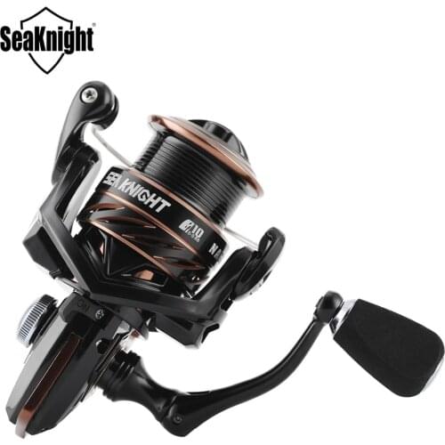 NAGA II 5.2:1 Spinning Wheel Fake Lure 2500S 2000 3000 4000 5000 Metal Body Carbon Fiber Drag 9-15KG Fishing Reel SeaKnight