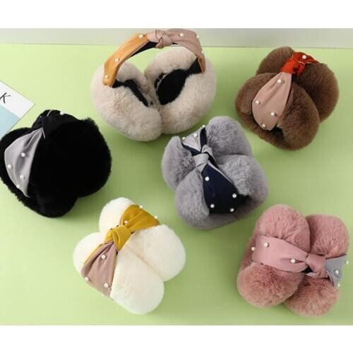Female plush winter thickening earmuff lovely warmth protection Korean style fashion wild comfort without painful ears suitable