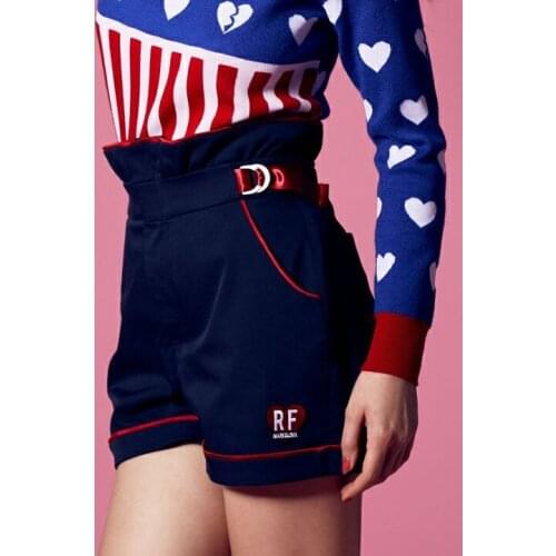 ML Womens Golf Sporty Shorts Fashion Lady Silk Fabric Shorts Elastic Waistline pants