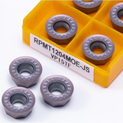 10PCS RPMT1204MO E VP15TF Turning Tool Carbide Insert RPMT 1204 R6 Cutting Tool CNC Tools Lathe tools Lathe cutter face milling