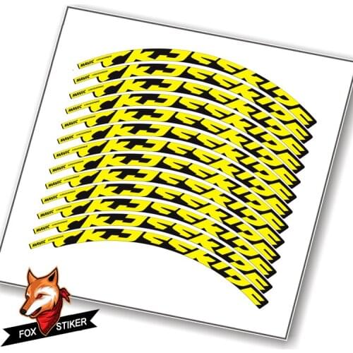 26er 27.5er 29er MTB Rim Wheel Sticker Cycle Reflective Mountain Bike Wheels Decal