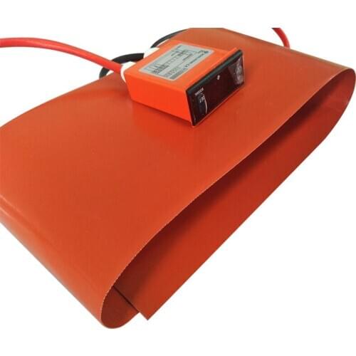 500*1000*1.5mm 220v 1800w Rubber Siliconen Heater For outside With 1000mm Ceble wire, adhesive,Temp controller