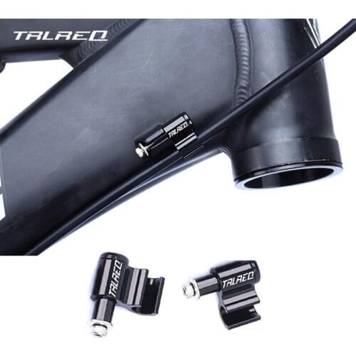 Risk 6pcs Bicycle Oil Tube Fixed Conversion Seat Bike Frame Over Line Device Wire Trap Adapter Seat Clip for Derailleur/Brake