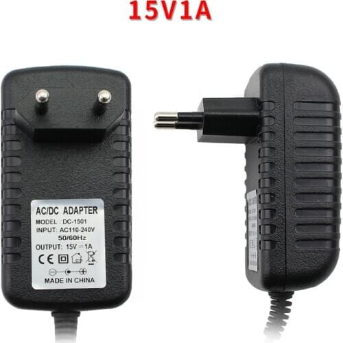 AC DC 220V TO 15V 1A Power Adapter Supply 15 Volt Switching Power Supply Source 15 V 1000MA Converter 15W Transformer DC Adapter