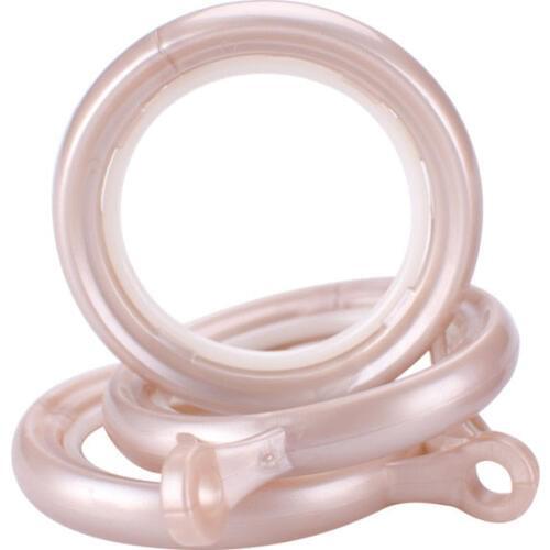 Silent Plastic Curtain Hanging Accessories Rings Various Color White Copper Hook Internal Diameter 40 MM 10pcs/Lot