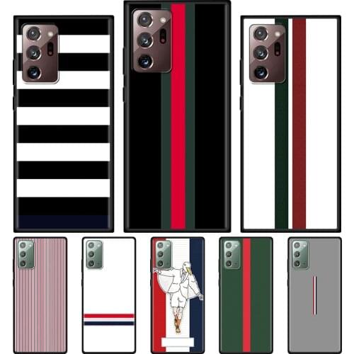 Phone Case For Samsung Galaxy Note 20 Ultra 10 Plus Lite 9 8 Cover Black Shell Silicone Fundas Tom Brown