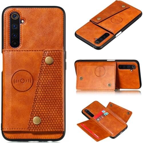 Leather Wallet Flip Case For OPPO A8 A31 A91 A52 A72 A9 2020 Realme 5 6 7 X50 Pro 7i 8 C3 V11 X2 XT Reno 4 5 6 Card Holder Cover