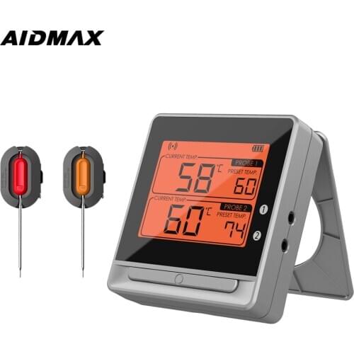 AidMax Mini5 Digital Oven Thermometer LCD Display Meat Thermometer With Timer Cooking Milk Kitchen BBQ Thermometer