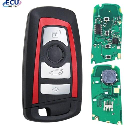 4 button Remote Key 315MHz YGOHUF5662,434MHz HUF5767,868 MHz HUF5661 For 2009-2016 BMW 5 7 F Series FEM / BDC CAS4 CAS4+ Blue