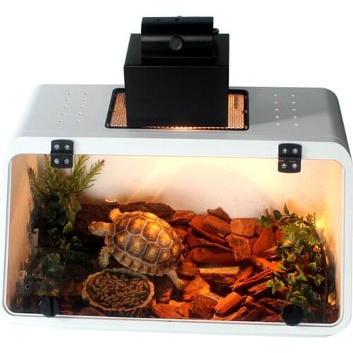 Reptile Breeding Box Acrylic Spider Tortoise Lizard Scorpion Acrylic Transparent Insect Breathable Terrarium Amphibious Tank