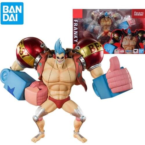 Bandai One Piece Anime Figures Figuarts ZERO 20th Anniversary Franky Model Collection Toy Anime Peripheral Decoration Gift