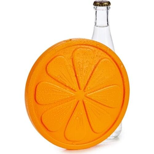 Cold Accumulator Orange Plastic (17,5 x 1,5 x 17,5 cm)