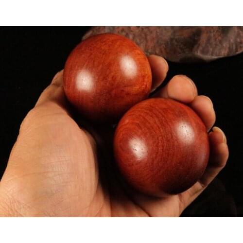 Rosewood round handball acupuncture massage ball wooden palm massage ball