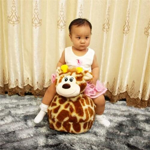 45cm Cute Cartoon Creative Childrens Seat Doll Plush Stuffed Toy Animal Pillow Childrens Gift Home Decoration