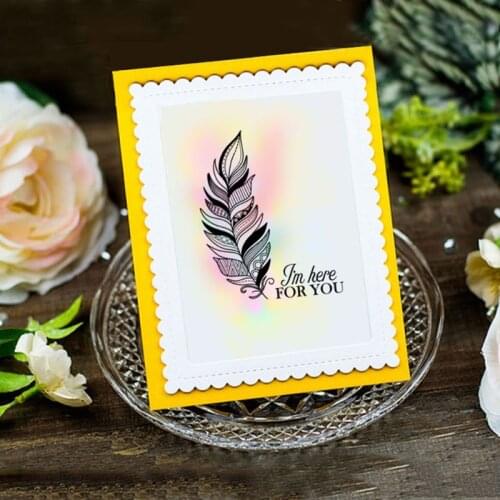Leaf Wreath Silicone Clear Seal Stamp DIY Scrapbooking Emboss Photo Album Paper E56C