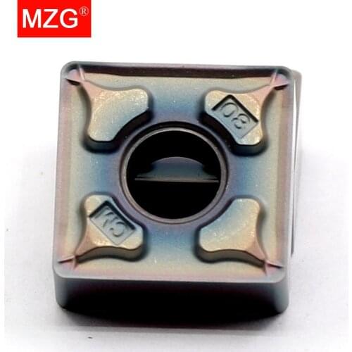 MZG 10pcs SNMG 120408 ZP1530 Turning CNC High Harendess Steel Titanium Alloy Machining Cutting Tools Tungsten Carbide Inserts