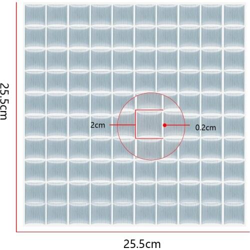 Large 3D Waterproof Self Adhesive Wallpaper stickers Peel And Stick Backsplash Tiles Kitchen Bathroom Mosaic Vinyl Wallcoverings