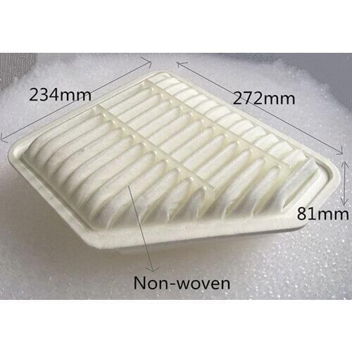 E897L Wholesale OEM 17801-26020 Factory Outlet FA-2625 Non-Woven Car Air Filter for TOYOTA 27.2*23.4*8.1cm