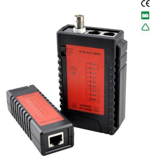 NOYAFA Network Cable Tester NF-468B RJ45 RJ11 BNC Lan Wire Tester Detector Remote Test Professional Networking Tool