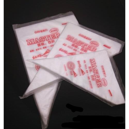 Disposable Piping Bag Icing Nozzle Fondant Cake Cookies Cream Decorating Pastry Tips Tools Small Large Size Kitchen Baking Tools