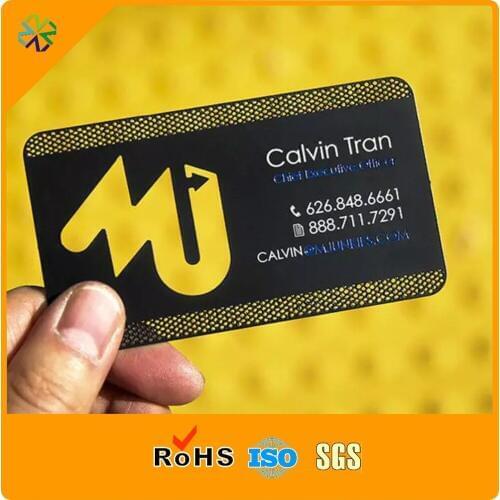 2018 Online Shop China steel Metal Business Card With custom color printing