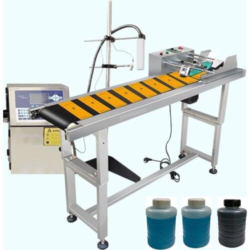 Automatic Batch code Number date Plastic Pipe Bottle Bag pvc egg cable CIJ Inkjet Printer online printer for paging machine