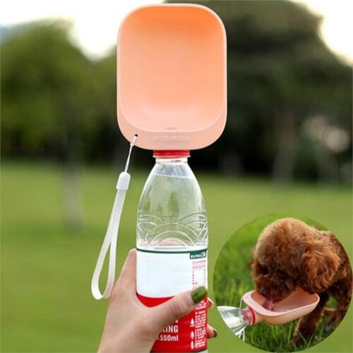 Pet Dog Travel Water Bottle Portable Dogs Water Bottle Drinking Water Feeder For Dog Cat Outdoor Water Bowl Bottle Pets Supplies
