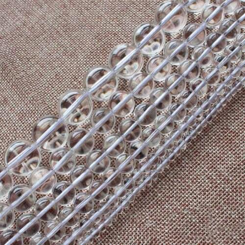 Clear Quartz 4,6,8,10,12,14,16,20mm Round Loose Beads 15"/38cm,For Diy Jewelry,we provide mixed wholesale for all items
