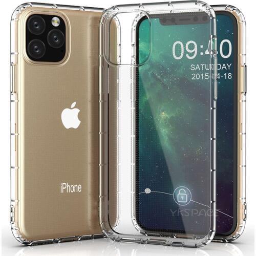 Transparent Soft Silicone TPU Case For iPhone 11 12 mini Pro X XS MAX XR 6S 7 8 Plus SE 2020 Airbag Shockproof Ultra Thin Cover
