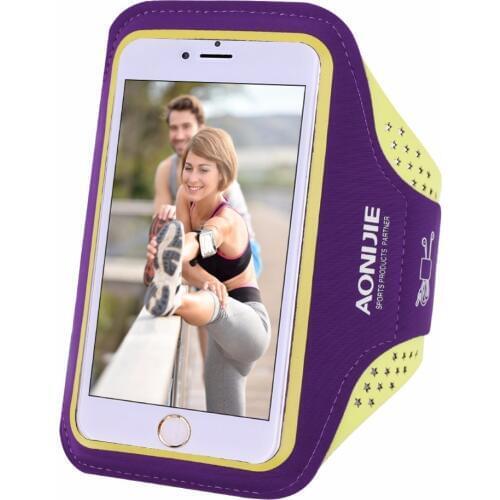 AONIJIE Women Men Running Arm Pack Outdoor Sport Hiking Camping Gym Fitness 5.5 4.7 Inch Touch Screen iPhone 6S Mobile Phone Bag