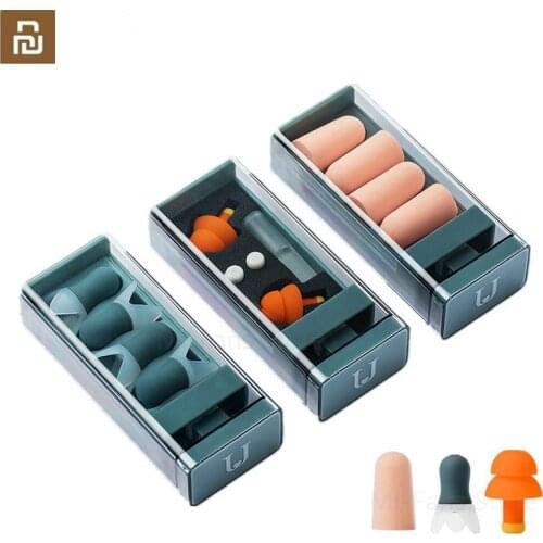 Youpin Jordan Judy Earplugs for Sleep Noise Cancelling Sleeping Earplugs Washable Reusable Rebound Ear Plugs Noise Filter
