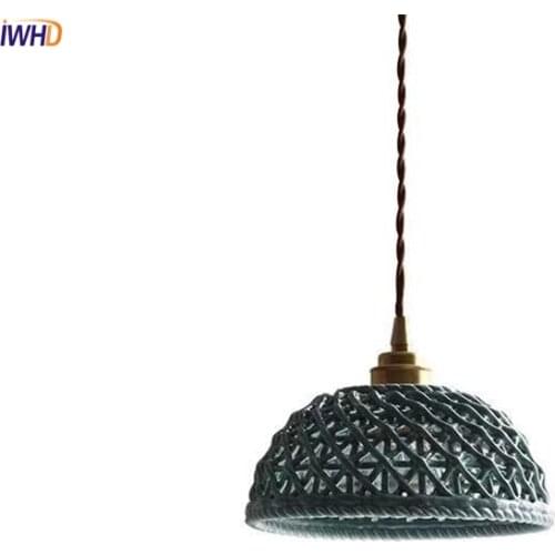 Modern Nordic Pendant Lights Ceramics Lampshade For Ceiling Decoration Hanglamp LED Pendant Lamp Living Dining Room E27