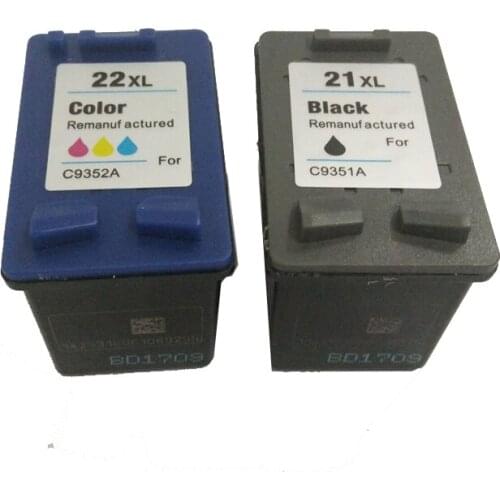 Vilaxh Remanufactured 21 22 xl ink cartridges fo HP21 22 HP22 for hp Deskjet F2280 F2180 F4180 F300 F380 F2100 F2200 printers