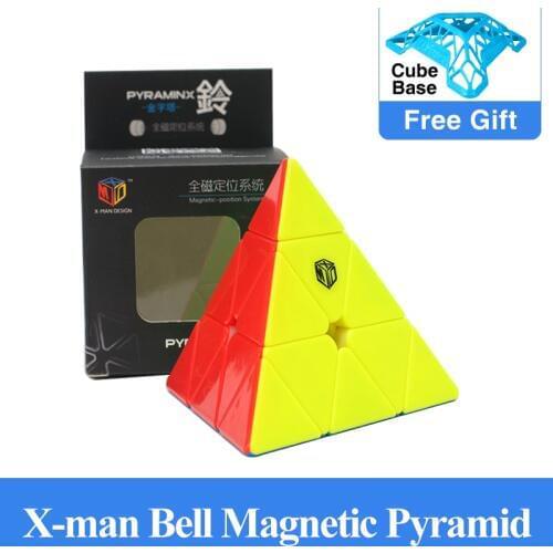 XMD Mofangge X-man Bell Magnetic Jinzita Magic Cube Qiyi Triangle Cubes Speed Puzzle Educational Toys For Children Cubo Magico