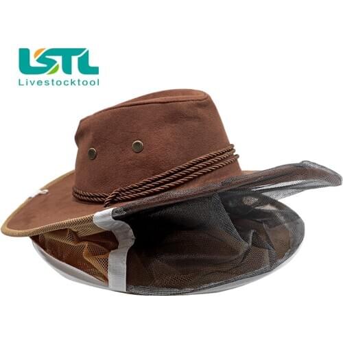Beekeeper Protective Hat Cowboy Bee Preventing Cap Bee Hat Classic Shape Bee Breeding Free Shipping