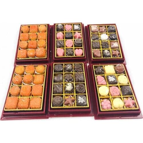 1/6 Dollhouse Mini Model Food Play Scene Accessories Moon Cake Chocolate Mold