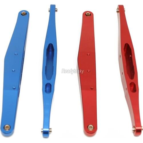 2PCS Metal Rear Trailing Arm Suspension Link Rod for LOSI Baja Rey 2.0 V2 Ford Raptor 1/10 4WD RC Car Upgrade Parts