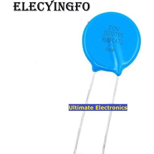 20pcs Varistors 20D201K 200V Varistor Metal voltage dependent resistor