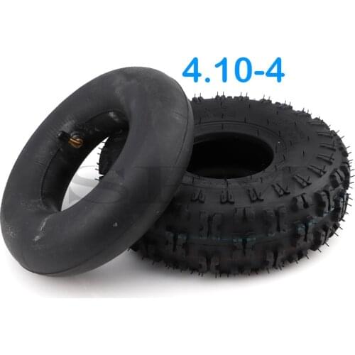 4.10/3.50-4 410/350-4 ATV Quad Go Kart 47cc 49cc Chunky 4.10-4 Tire inner tube Fit All Models 3.50-4 4" tire