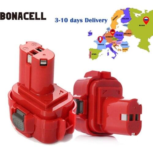 Bonacell 3500mAh 9.6V Ni-MH Rechargeable Power Tool Battery for Makita PA09 9120 9122 6207D 192595-8,192596-6 L50