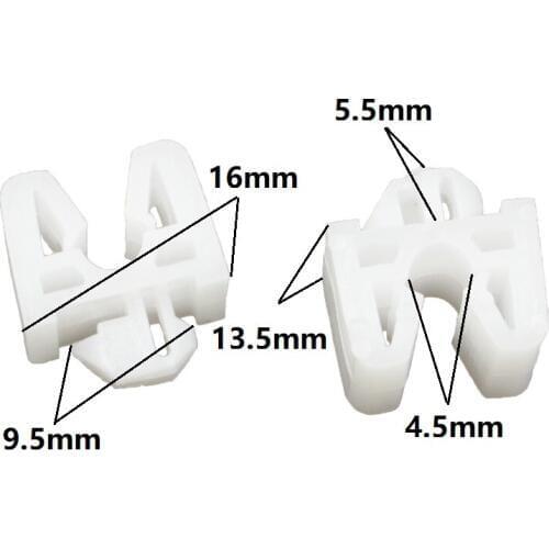 Car Vehicle Seat snaps clip white plastic Retainers auto seat fastener clamp For JAC