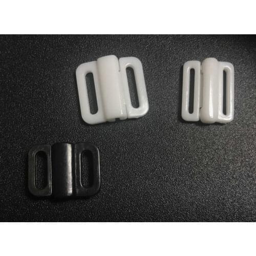 Free shipping 60 sets / lot Plastic Bikini Bra Clip Swimwear Clickers bra front clasp Quilt buckle 1/4"