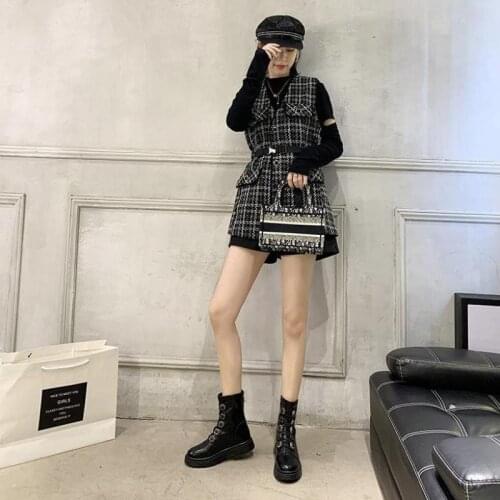 Martin boots womens winter plus velvet British style 2020 autumn and winter new boots wild mid-tube motorcycle short boots