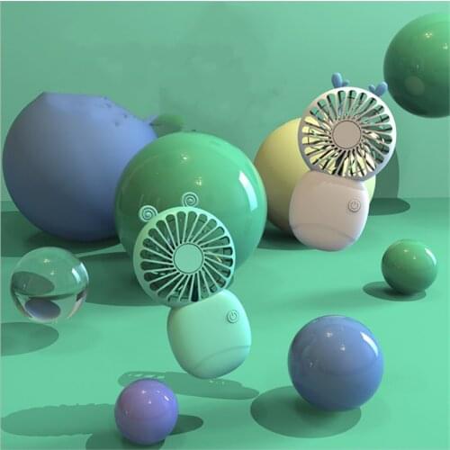 DTVANE Handheld Pocket Mini Fan Portable Desktop USB Rechargeable Electric Fan With Stand