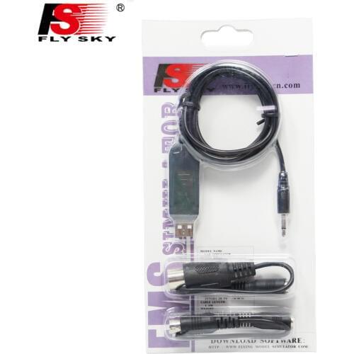 Flysky FS-SM100 RC USB Flight Simulator With FMS Cable 2.4G for FLYSKY FS-i6 i10 i6X FS-T6 FS-CT6B TH9X RC Helicopter Controller