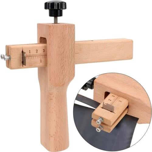 Hand Cutting Tool Leather Tools Wooden Strip Cutter Leather Strap Cutter Leather Craft Strip Belt Maker