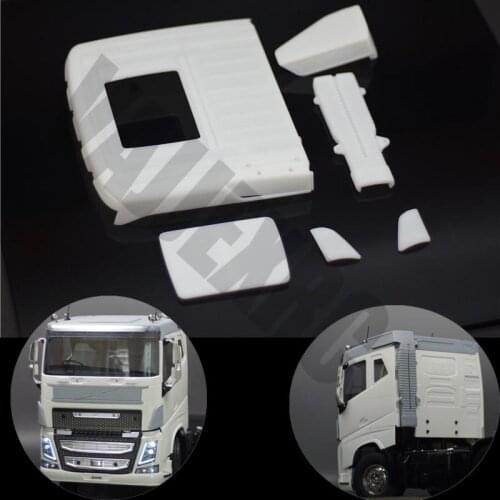 Timber truck low roof modification kit for Tamiya 1/14 Scale Remote Control Truck Volvo FH16 Globetrotter 750 560360
