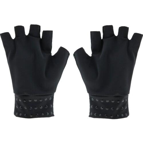 Adults Anti Arthritis Compression Black Gloves Without Gloves
